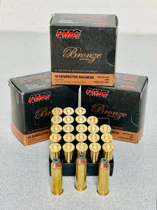 (75) Rounds Of PMC Bronze 44 Remington Magnum 180 Gr. JHP