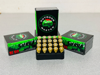 (80) Rounds Of Sierra 9mm 124 Gr. JHP