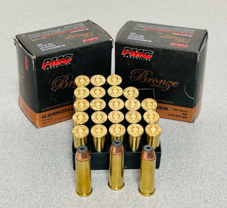 (50) Rounds Of PMC Bronze 44 Remington Magnum 180 Gr. JHP