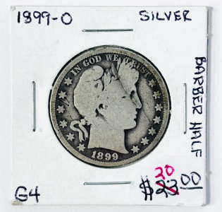1899-O Silver Barber Half Dollar G4