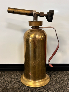 Vintage Brass Blow Torch (Gasoline/ Alcohol Model)