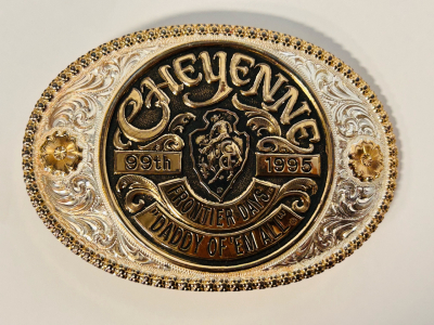 1995 Collectible Belt Buckle Cheyenne, Frontier Days "Daddy Of 'Em All" Series III #634/750
