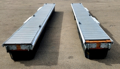 (2) Docks for Jet Skis With Cleats And Bumpers. 26"Wx24'L
