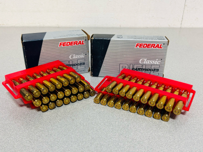 (44) Rounds Of Federal Classic 30-06 SPRG. 150/ 180 Gr.
