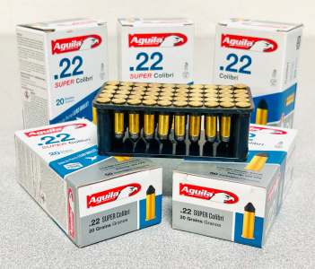 (250) Rounds Of &Aacute;guila .22 Super Colibri 20 Gr. Ammo