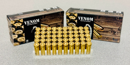 (100) Rounds Of Venom 9x19mm FMJ