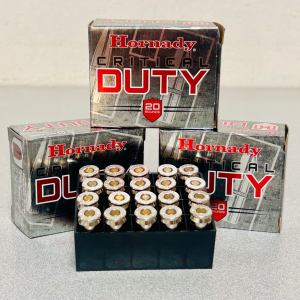 (60) Rounds Of Hornady Critical Duty 45 Auto+P 220 Gr. FlexLock