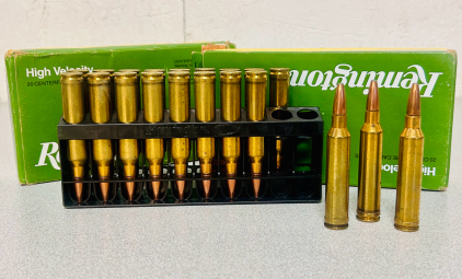 (35) Rounds Of Remington 7mm REM Mag 140 Gr. Soft Point