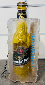 Light Up Miller Genuine Draft Overhead Display