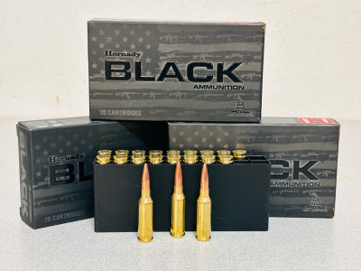 (60) Rounds Of Hornady Black 6mm ARC 105 Gr BTHP