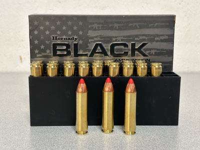 Box Of Hornady Black 450 Bushmaster 250 Gr. FTX