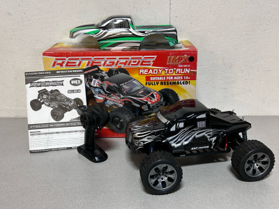 1/10th Scale HiSpeed High Performance Racing Car Ready To Run. Upgraded Brushless Motors With Upgraded Speed Control System. Has Remote.