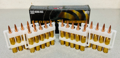 Box Of Federal Premium 300 Norma Mag 215 Gr.