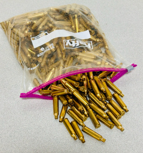 Large Bag Of Brass Casings (Win 22-250 REM)