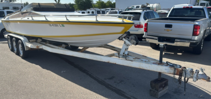 1977 CHARGER BOAT AND TRAILER