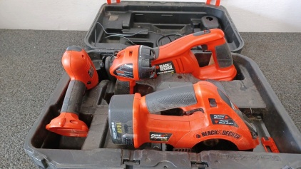 Black & Decker Fire Storm 14.4v Power Tool Set