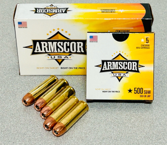 Box Of Armscor USA 500 S&W 300 Gr. Jacketed Hollow Point