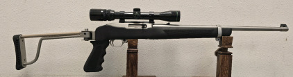 Ruger Model 10/22 Carbine .22LR Semi Automatic Rifle W/ Bushnell Buckhorn Scope-- 235-64045