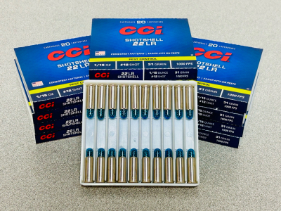 (9) Boxes Of CCi ShotShell 22 LR 31 Gr.