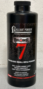1 LB. Of Unopened Reloader 7 Smokeless Small Rifle Powder