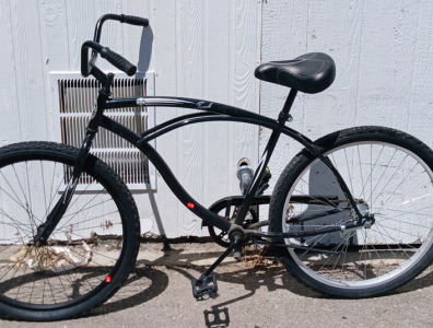 Black Macargi Touch Cruiser Bike - 26 Inch