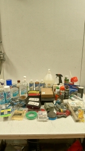 Huge Lot of Cleaning Products, Tools, Hand Sanitizer, and More