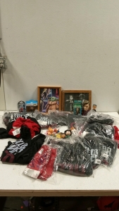 (18) Taylor Swift Shirts New With Tags, (12) Pop Culture Figures, (2) Picture Frames, (1) Bundle of Markers