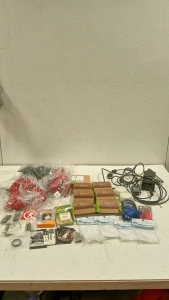 Large Lot of Battery Packs, Sports Cards, Xbox Cable, Taylor Swift Shirts, and More