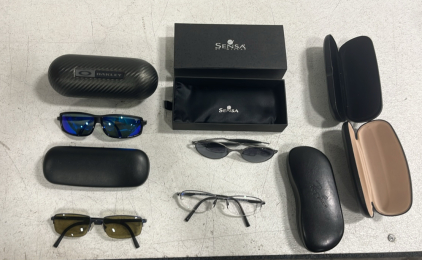 (4) Pairs of Glasses & Sunglasses (6) Glasses Cases