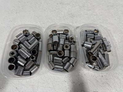 Assorted Sockets Different Sizes