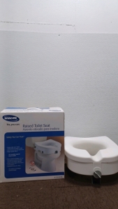 Raised Toilet Seat.