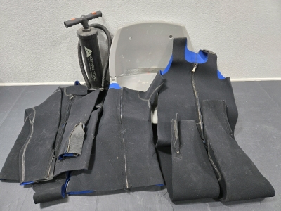 3-Piece Wetsuit, Folding Boat Chair, Ozark Trail Hand Pump