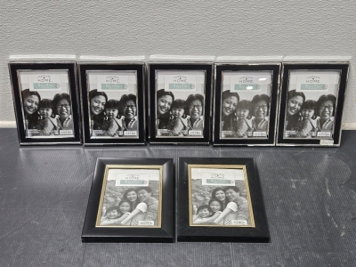 (7) New Complete Home 5" x 7" Picture Frames