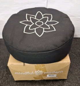 (1) Mindful Modern Meditation Cushion, 14" Diameter x 4" Tall