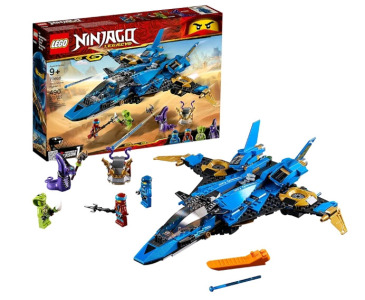 (1) LEGO NINJAGO Legacy Jay's Storm Fighter 70668 Building Kit (490 pieces)