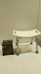 (1) Small Subwoofer, (1) Shower Chair