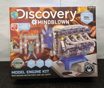 (1) Discovery MindBlown DIY Model Engine Kit &ndash; Mechanical Four-Cycle Internal Combustion Engine Construction Kit, Comes W/ Valves, Cylinders, Hardware, & Much More & (1) Funko Pop! Deluxe: Tobirama Senju<br/>