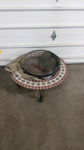 (1) Outdoor Circular Fire pit Untested
