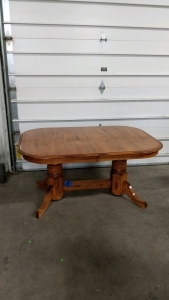 (1) Large 5ftx42inch Real Wood Dining Table