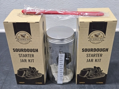 (2) *New* The Homely Hive Sourdough Starter Kits