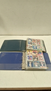 (1) Binder of Baseball Cards and (1) Binder of Football Cards
