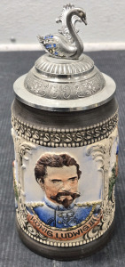 *Limited Edition* Vintage German Beer Stein - K&ouml;nig Ludwig II - Hand Made In West Germany / +$100 Value!