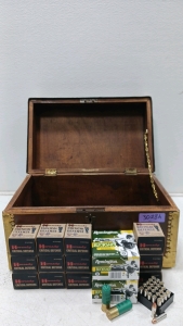 (50) 12G Buckshot - (300) 38 SPL Critical Defense - Chest and Key