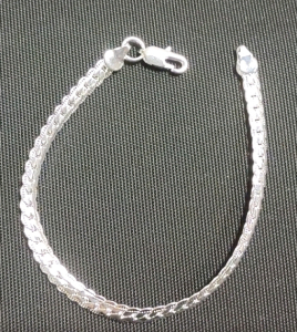 8" S925 Silver Snake Chain Bracelet