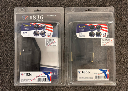 (2) Texas I836 Holsters: Optic Ready S&W M&P 9 Shield EZ 3.675" Black and Optic Ready Taurus PT111/140 Gen2