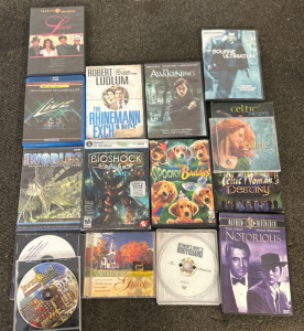 Cd Movies Including The Borne Ultimatum, Notorious, Bioshock, Spooky Buddies, And More