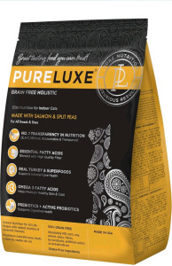 PureLuxe Grain-Free Holistic Cat Food, And A Portable Pet Bed!