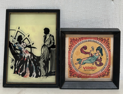 (2) Small Vintage Framed Artwork