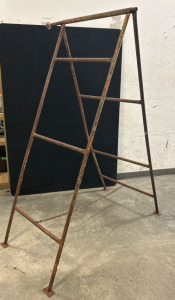 (3) Self-Supporting Metal Trestle Ladders