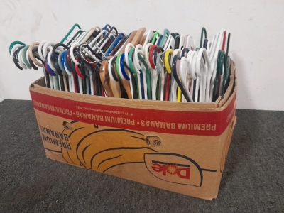 Large Assortment of Clothes Hangers